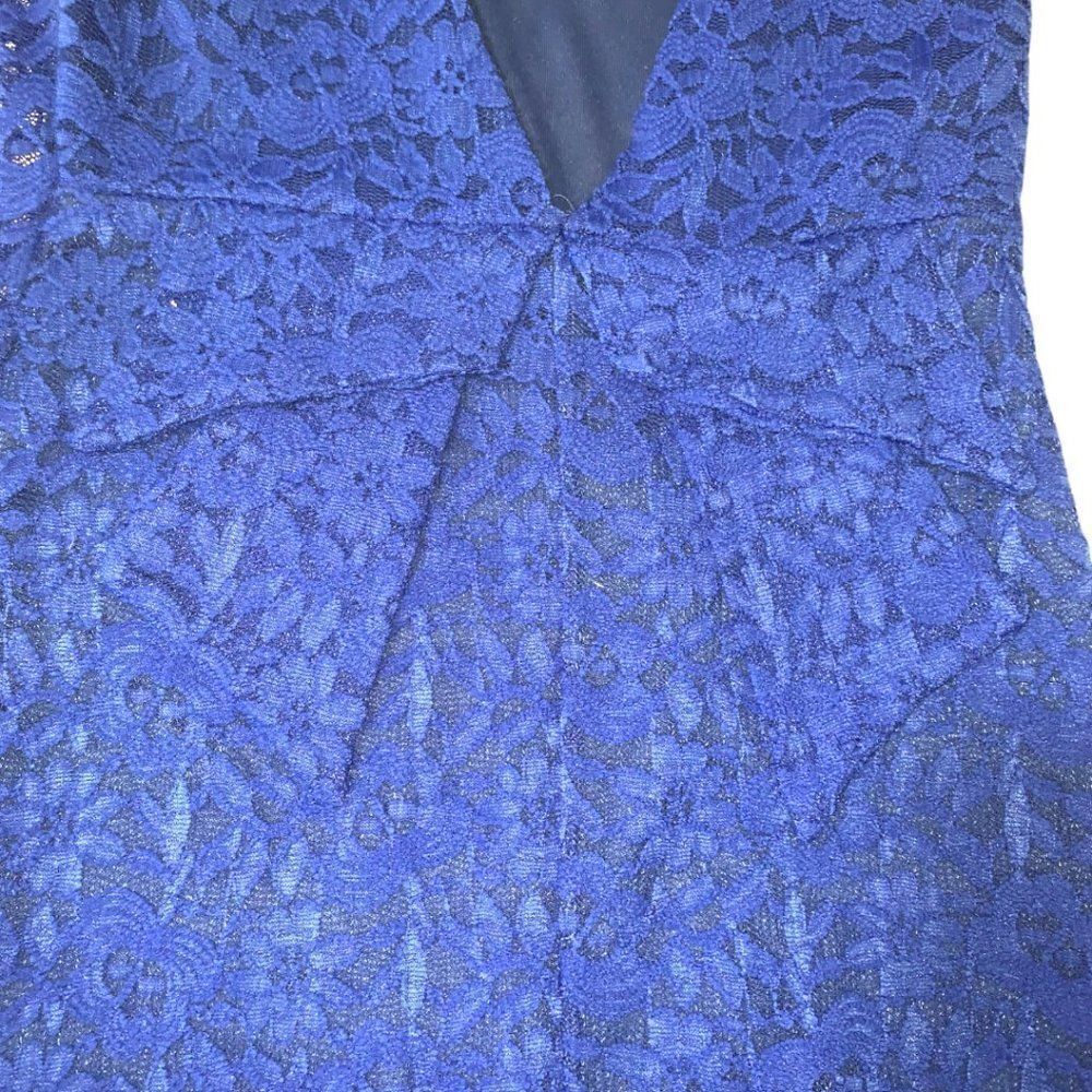 Blue Lace Foreign Exchange bow dres - Picture 4 of 4